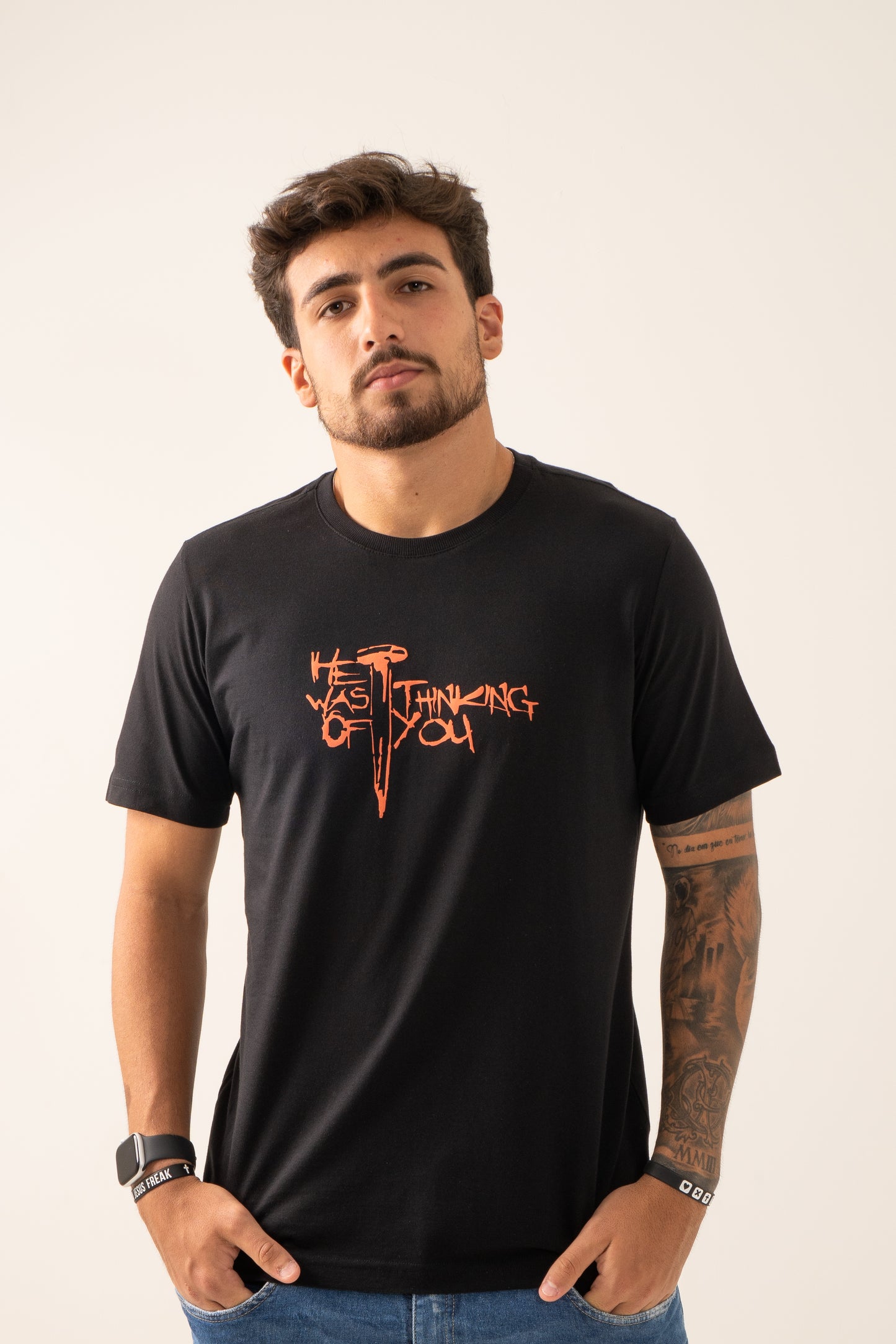 Camiseta He Was Thinking Of You