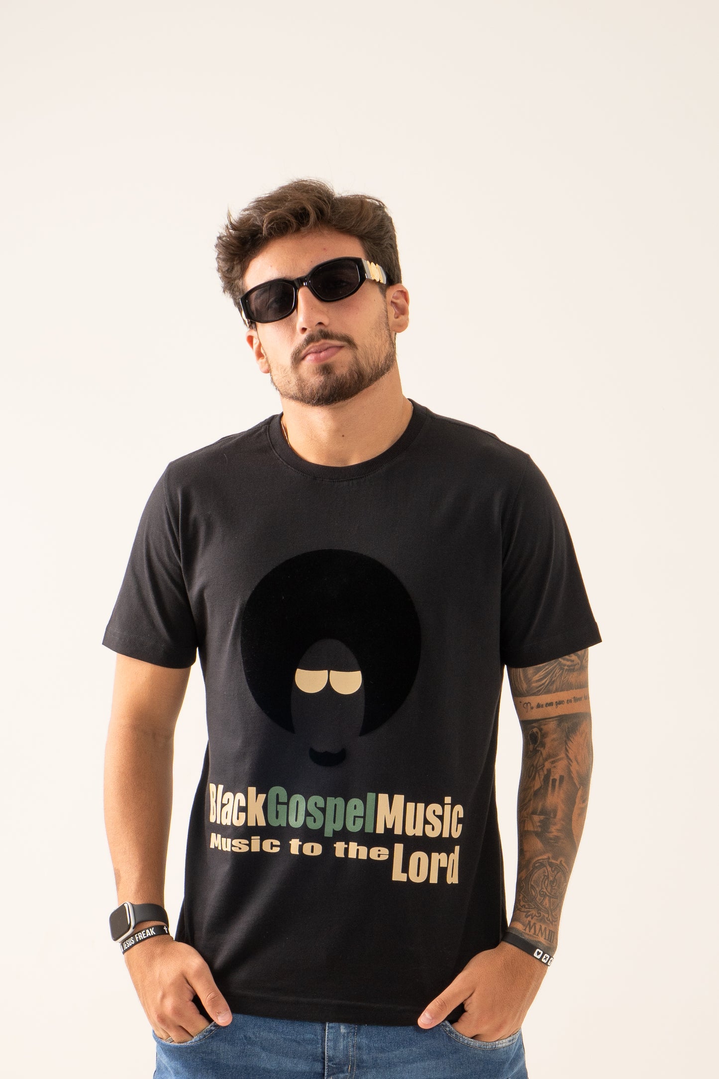 Camiseta Black Gospel Music