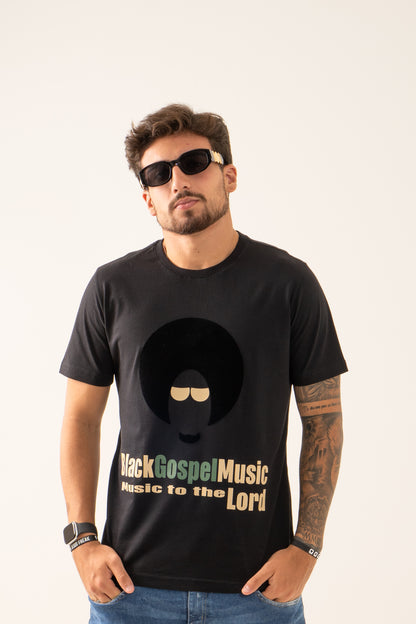 Camiseta Black Gospel Music