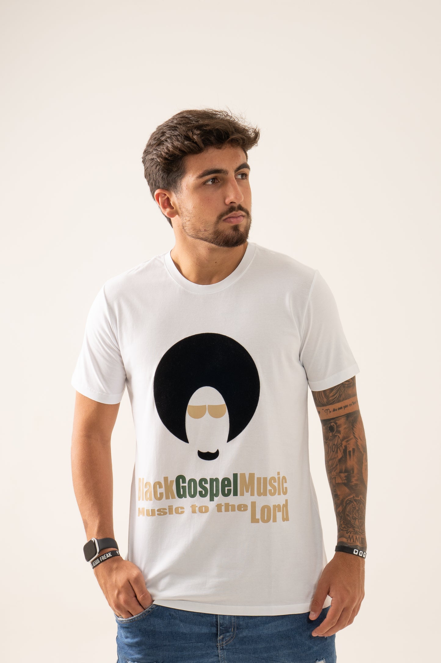 Camiseta Black Gospel Music