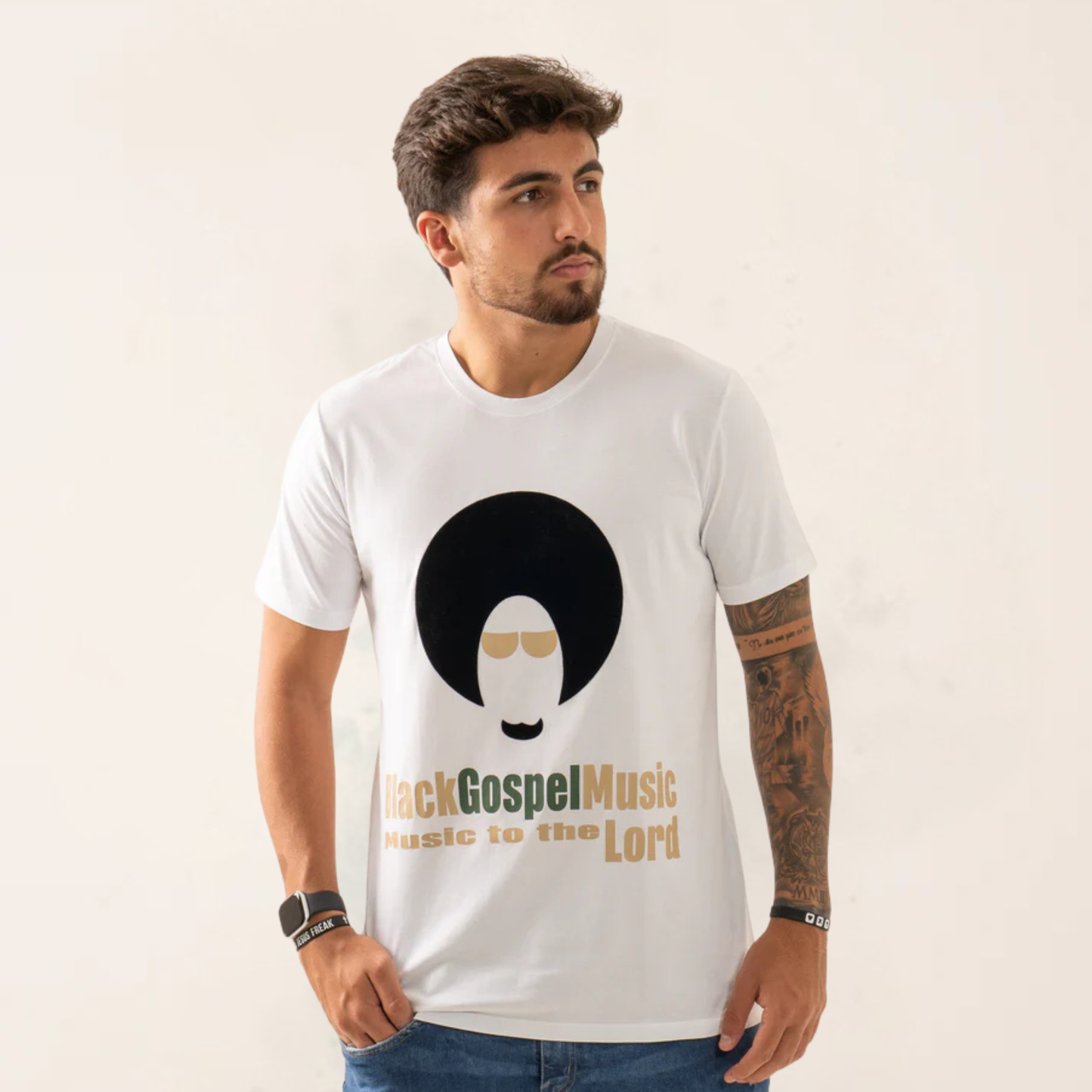 Camiseta Black Gospel Music