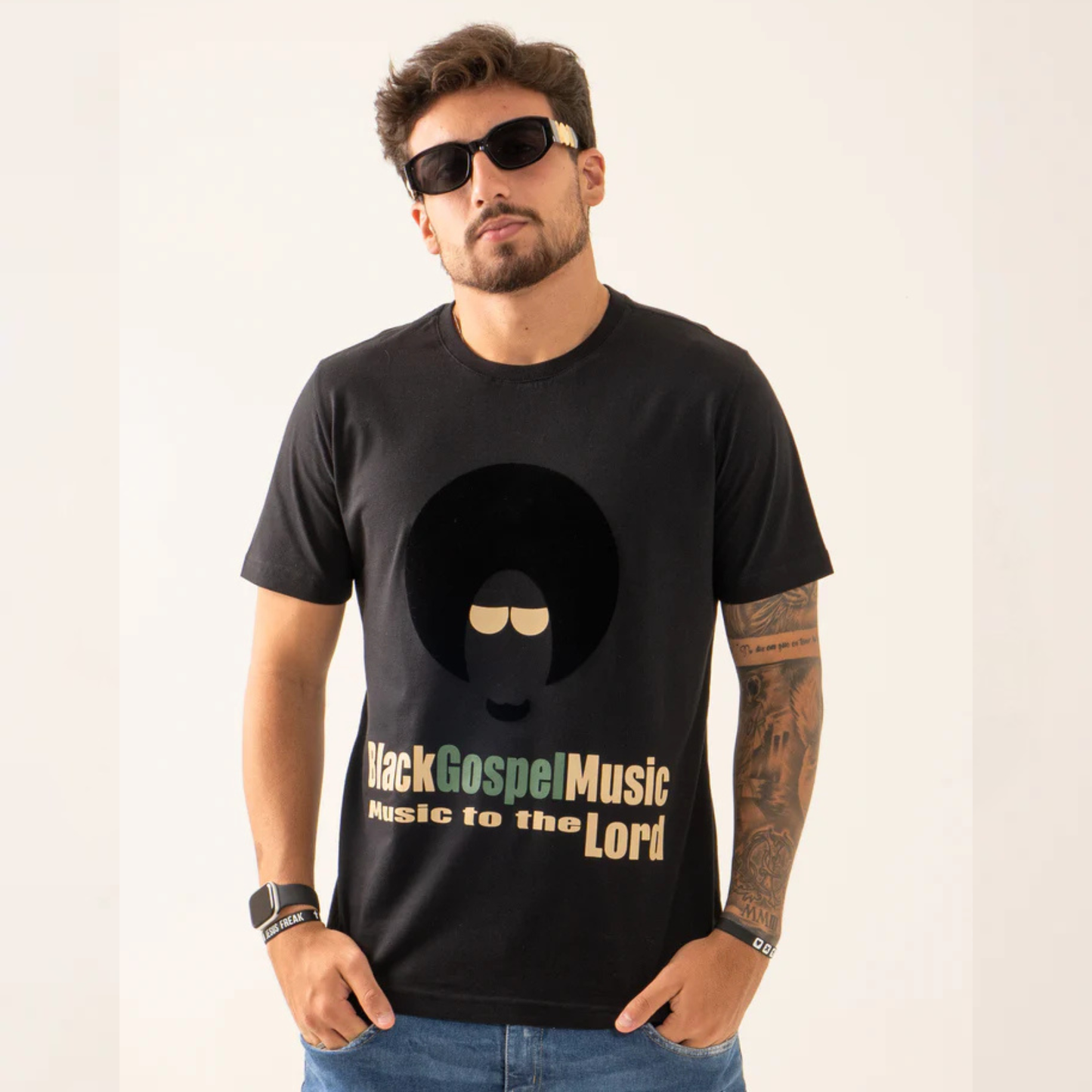 Camiseta Black Gospel Music